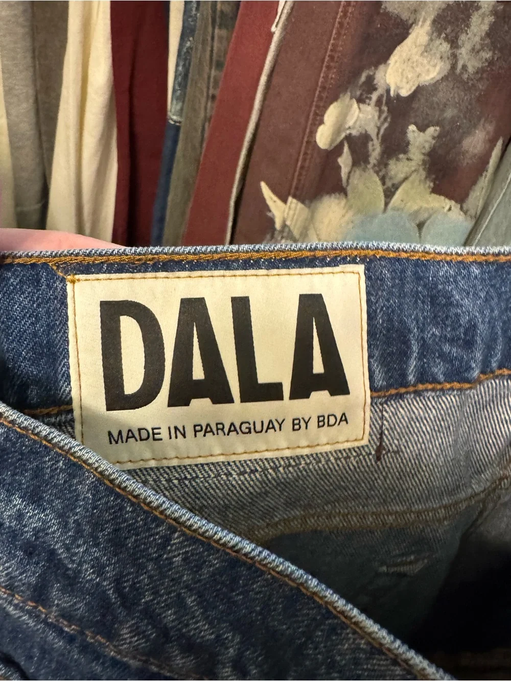 NWT Free People Dala Sling Jeans - Flat Blue - size 29